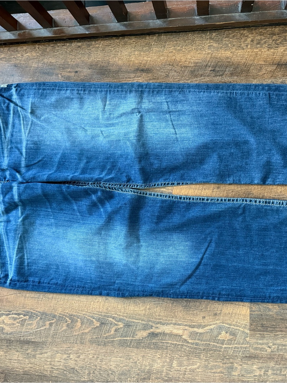 BKE Men's Blue Straight-Leg Jeans